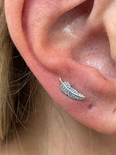 Load image into Gallery viewer, Feather - 14k Gold end.