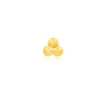Load image into Gallery viewer, Gold Tri-bead - 14k Gold end.