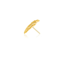 Load image into Gallery viewer, Feather - 14k Gold end.