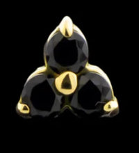 Load image into Gallery viewer, TRINITY- 14k Gold Threadless End