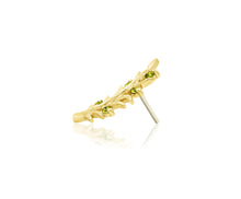 Load image into Gallery viewer, OLIVE BRANCH - 14k Gold end