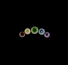 Load image into Gallery viewer, Rainbow Lux - threadless cluster
