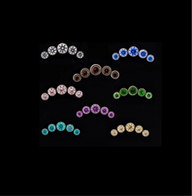 Load image into Gallery viewer, Lux Cluster - Premium Zirconia Threadless End-
