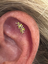 Load image into Gallery viewer, OLIVE BRANCH - 14k Gold end
