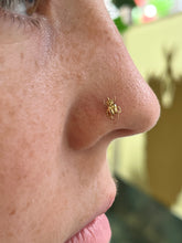 Load image into Gallery viewer, Rhino Beatle - 14k Gold end.
