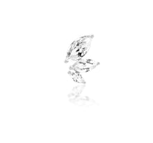 Load image into Gallery viewer, MALICE - White CZ, 14k Gold end.
