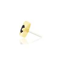 Load image into Gallery viewer, CORVIN - Black cz - 14k Gold end
