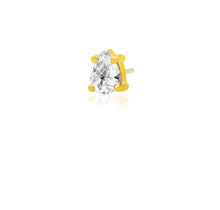 Load image into Gallery viewer, PEAR-CUT CZ- 14k Gold Attachment- JUNIPURR
