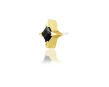 Load image into Gallery viewer, CORVIN - Black cz - 14k Gold end

