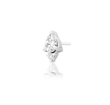 Load image into Gallery viewer, KARMA - white cz 14k gold end
