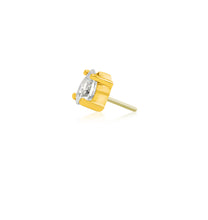 Load image into Gallery viewer, PEAR-CUT CZ- 14k Gold Attachment- JUNIPURR
