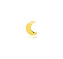 Load image into Gallery viewer, Moon - 14k plain Gold end

