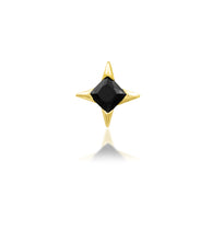 Load image into Gallery viewer, CORVIN - Black cz - 14k Gold end
