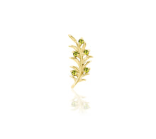 Load image into Gallery viewer, OLIVE BRANCH - 14k Gold end
