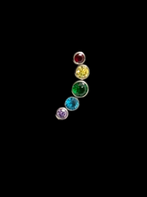 Load image into Gallery viewer, Rainbow Lux - threadless cluster
