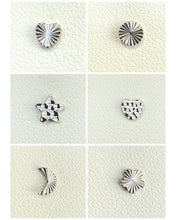 Load image into Gallery viewer, Titanium Shapes - threadless ends
