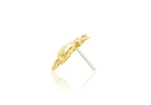 Load image into Gallery viewer, Rhino Beatle - 14k Gold end.
