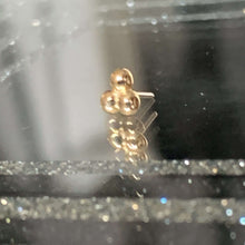Load image into Gallery viewer, Gold Tri-bead - 14k Gold end.

