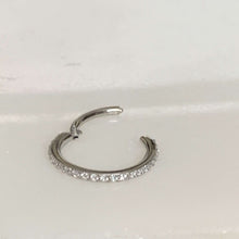 Load image into Gallery viewer, Crystal Conch Pavé hinge Ring
