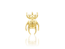 Load image into Gallery viewer, Rhino Beatle - 14k Gold end.
